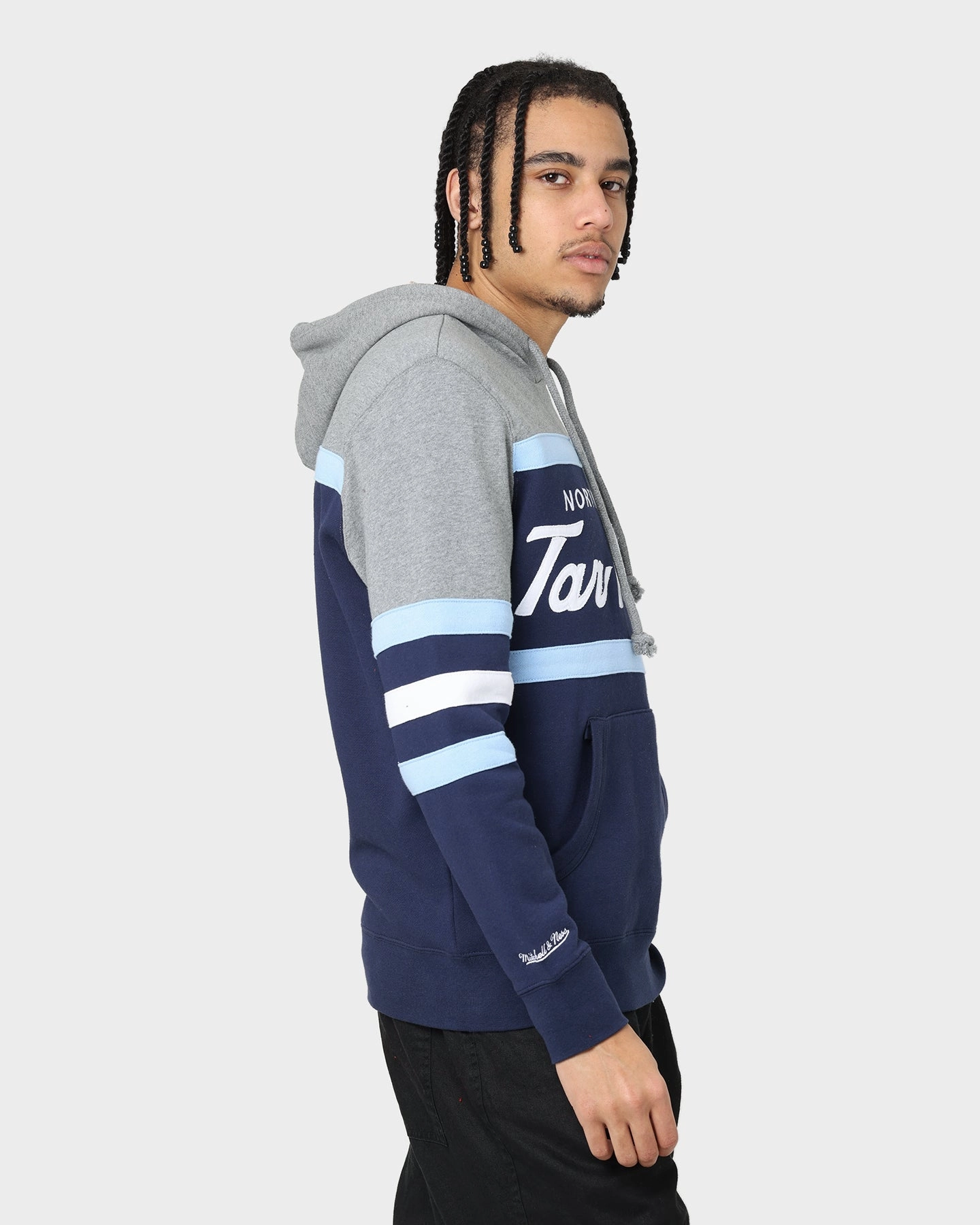 Mitchell & Ness UNC Tar Heels Head Coach Hoodie Navy Active Smooth low - pressure environment