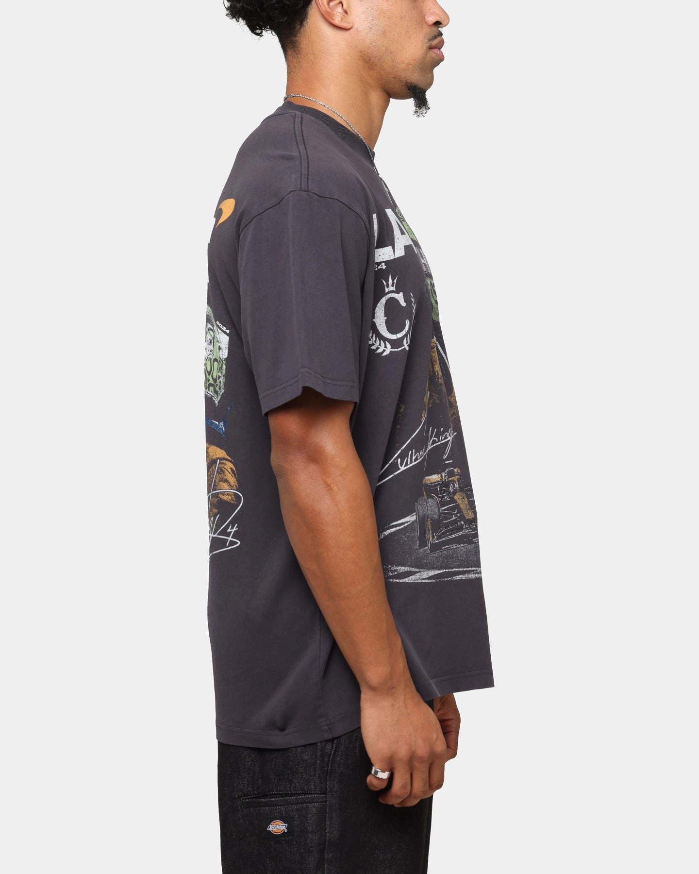 Daily Outfit Style Casual Choice Mitchell & Ness X Mclaren Lando Norris Victory T-Shirt Faded Black