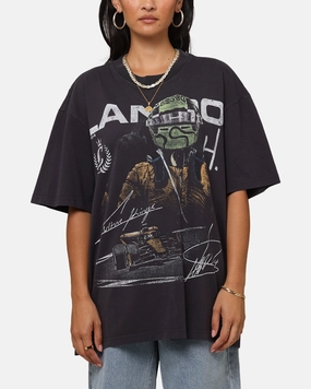 Mitchell & Ness X Mclaren Lando Norris Victory T-Shirt Faded Black Scoop neck femininity