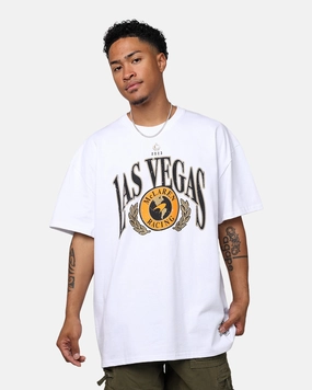 Easy Care Fabric Active Outfit Style Mitchell & Ness X McLaren X Culture Kings Las Vegas Collection Vintage Sport T-Shirt White