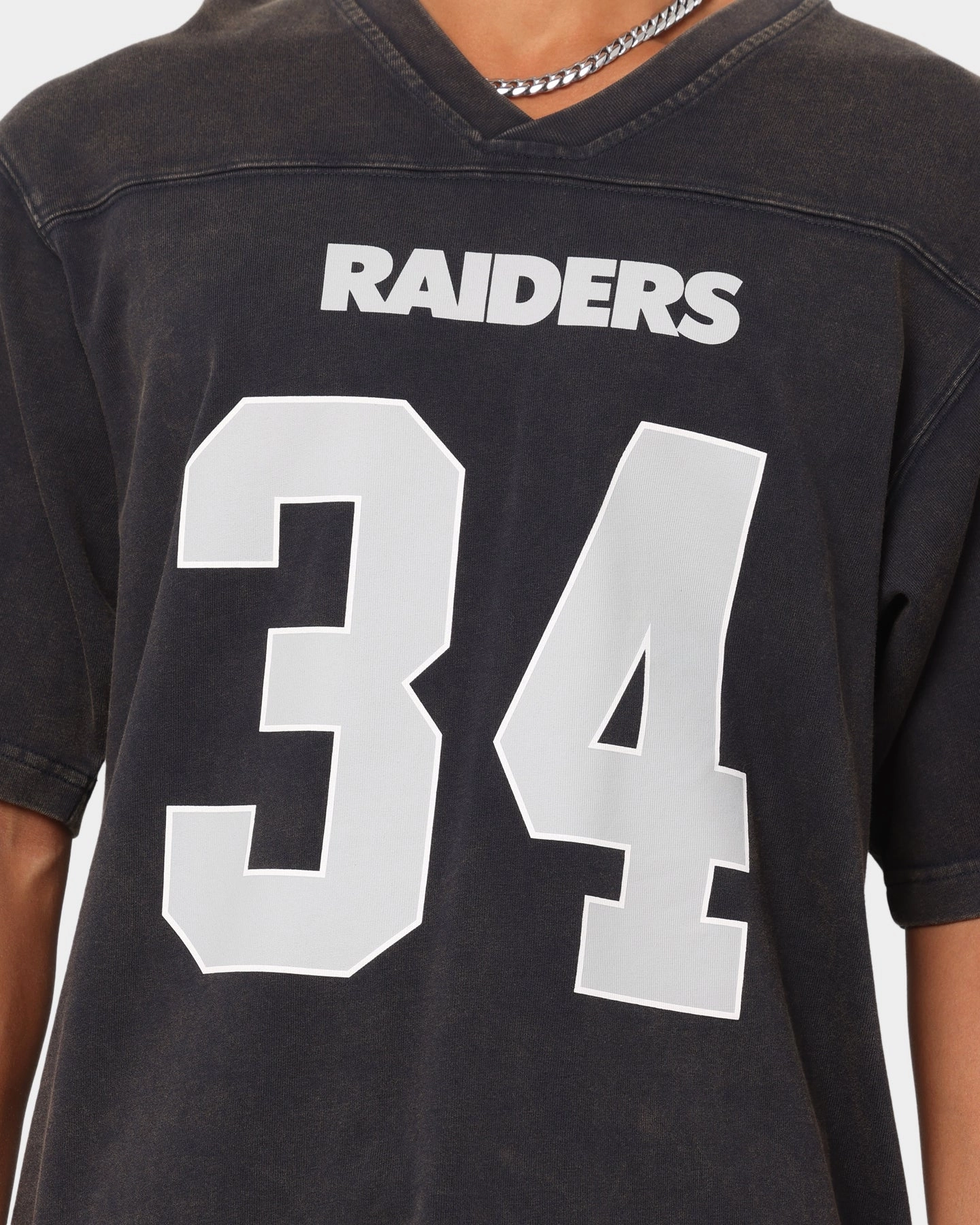 Mitchell Raiders Off Field Helmet Vintage T-Shirt Faded Black Timeless Comfort Lightweight Shirt
