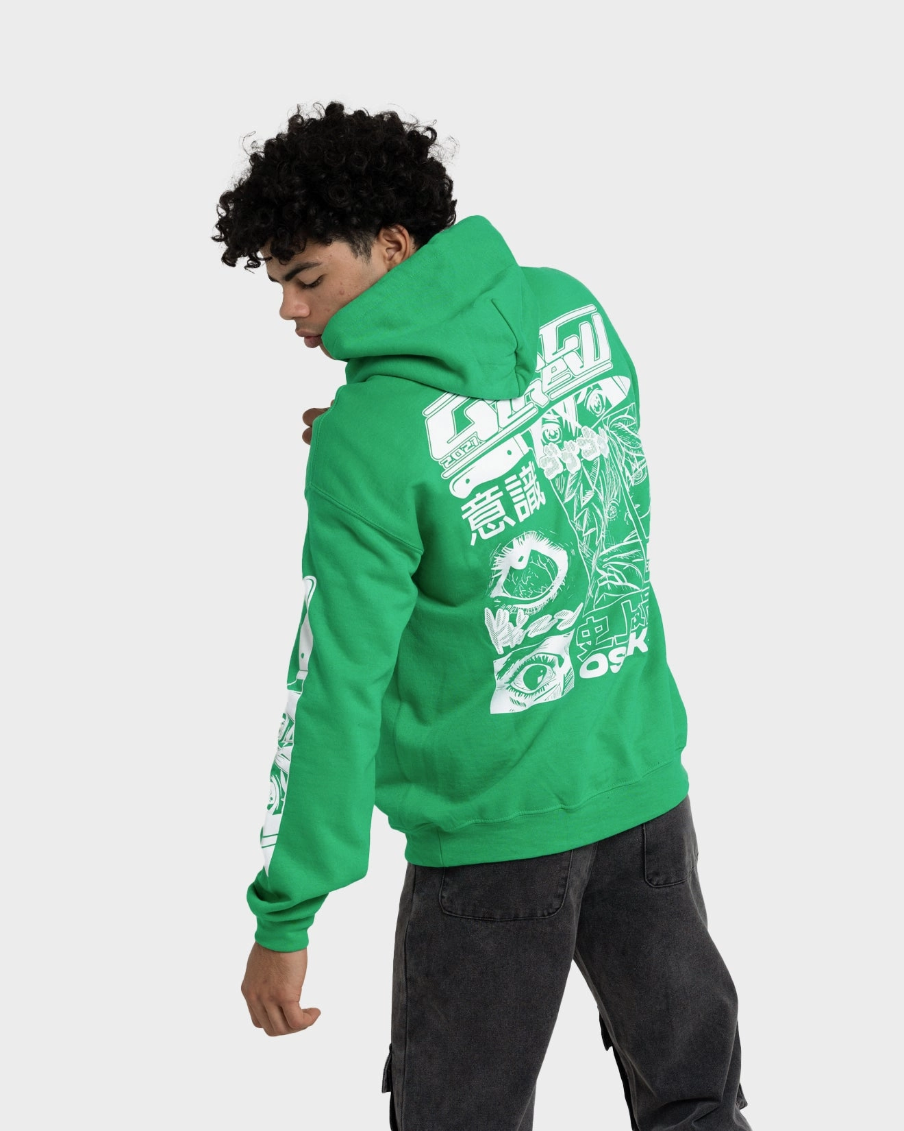 Goat Crew Osaka Hoodie Green Reunion Negotiate