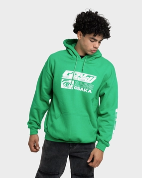 Goat Crew Osaka Hoodie Green UltraLight Packable Design Weekend Wear