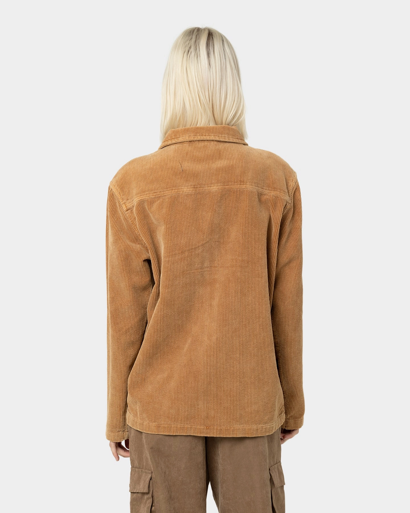 Stussy Tyler Corduroy Jacket Hazel Lightweight insulation