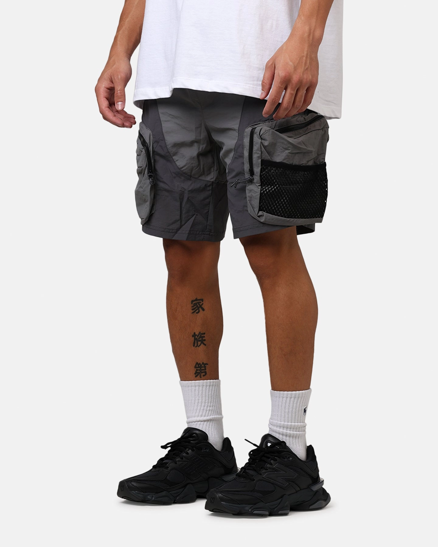 graduation season MNML Active Cargo Shorts Black