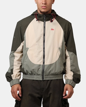 MNML Active Windbreaker Jacket Olive Propose