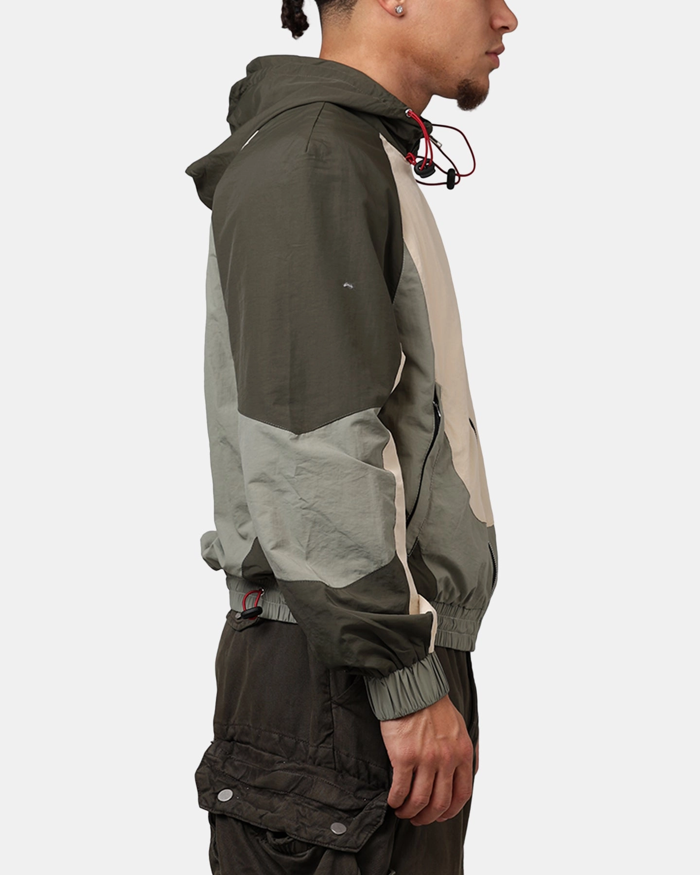 MNML Active Windbreaker Jacket Olive no pocket