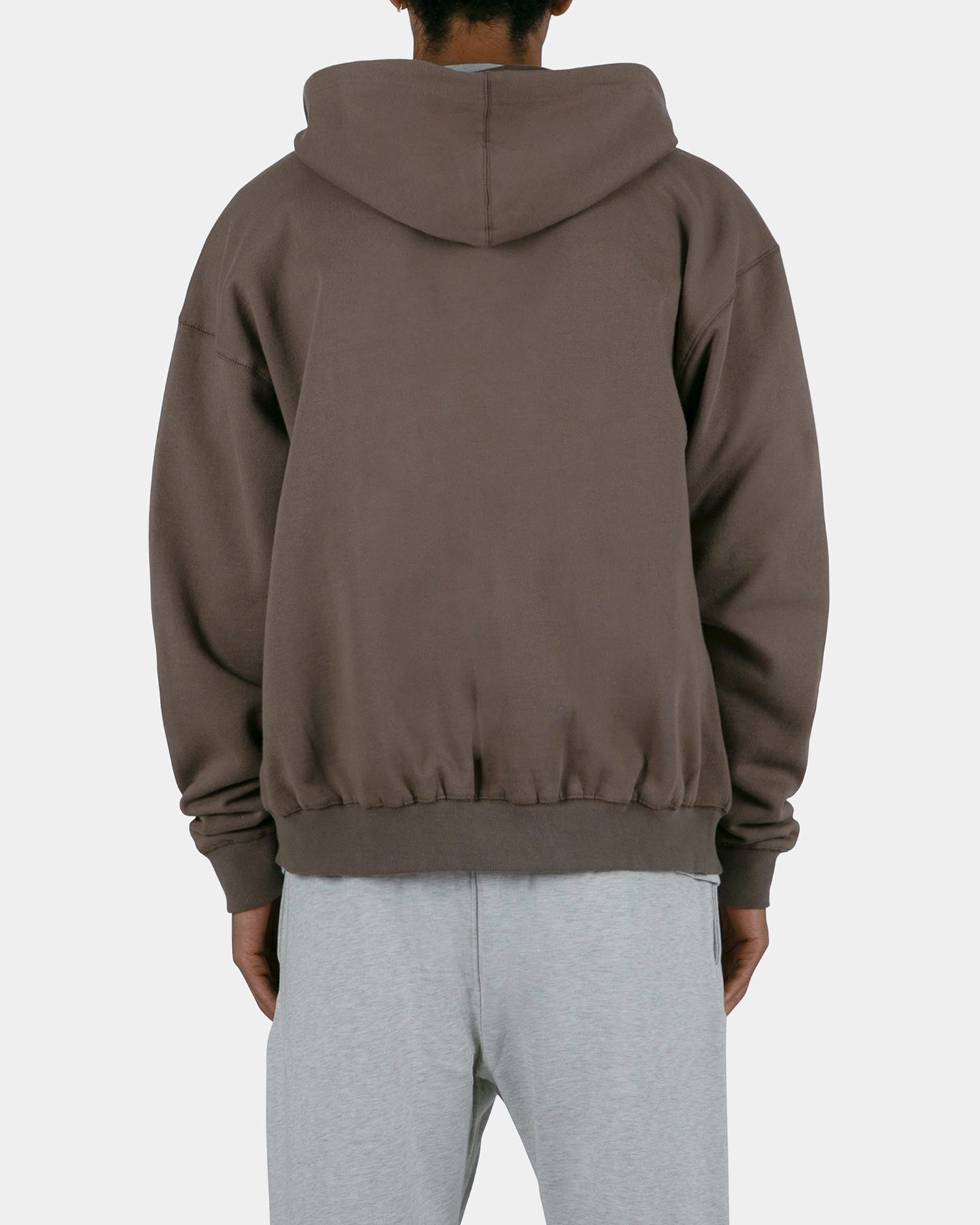 MNML Basic Zip Up Hoodie Brindle Light Reflective Logos Dirt Repellent Surface