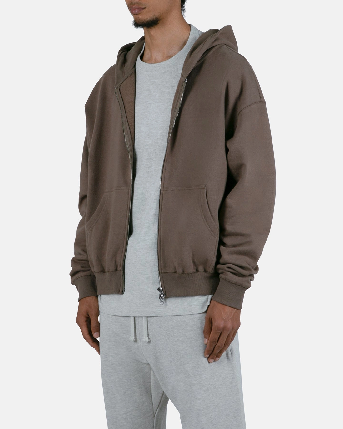 Sombrero city break MNML Basic Zip Up Hoodie Brindle