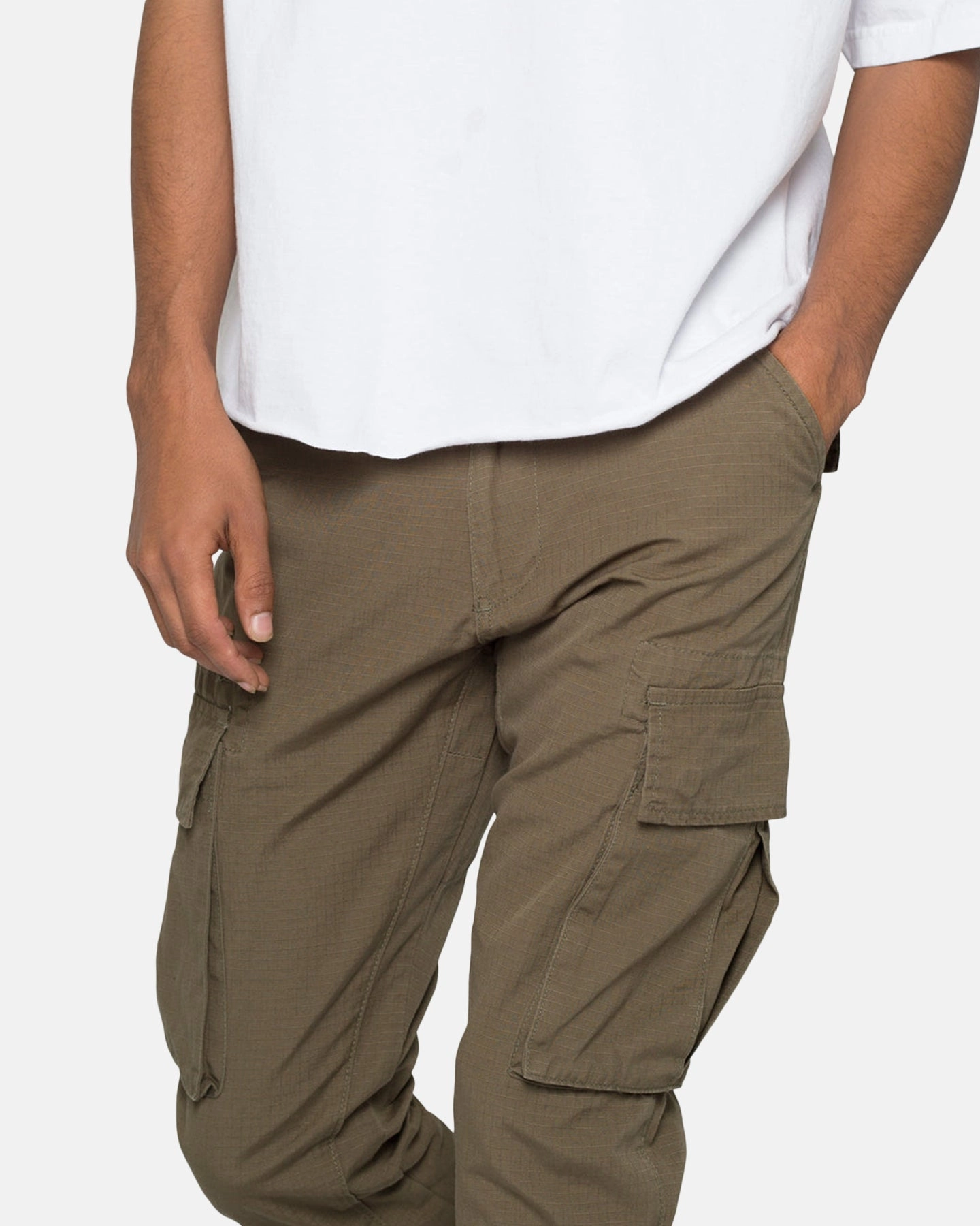 Cozy Essentials FlexibleKneePanels MNML Bootcut Cargo Pants Olive