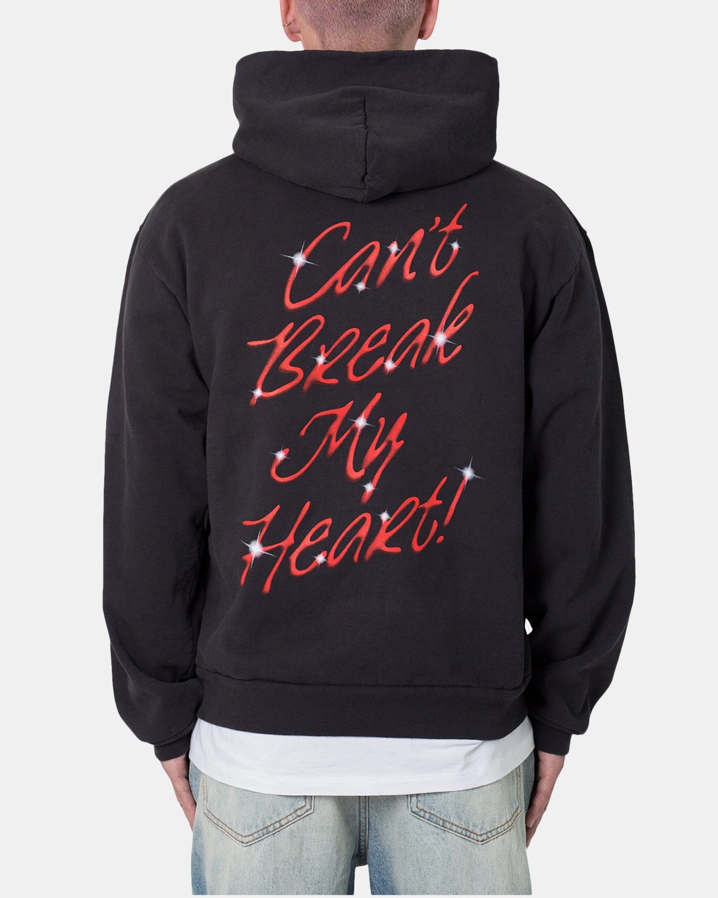 Party MNML Broken Heart Hoodie Off Black