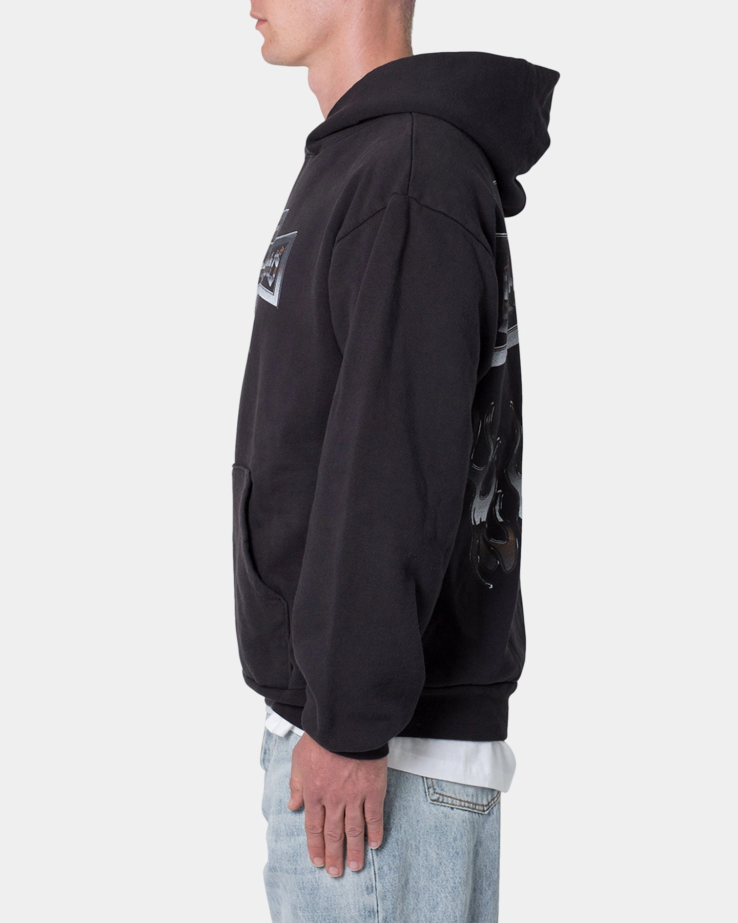 Advice MNML Chrome Knights Hoodie Off Black