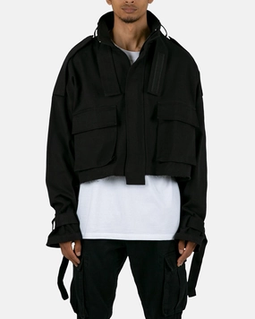 Storm Shield Active Lifestyle Gear MNML Cropped M65 Jacket Black