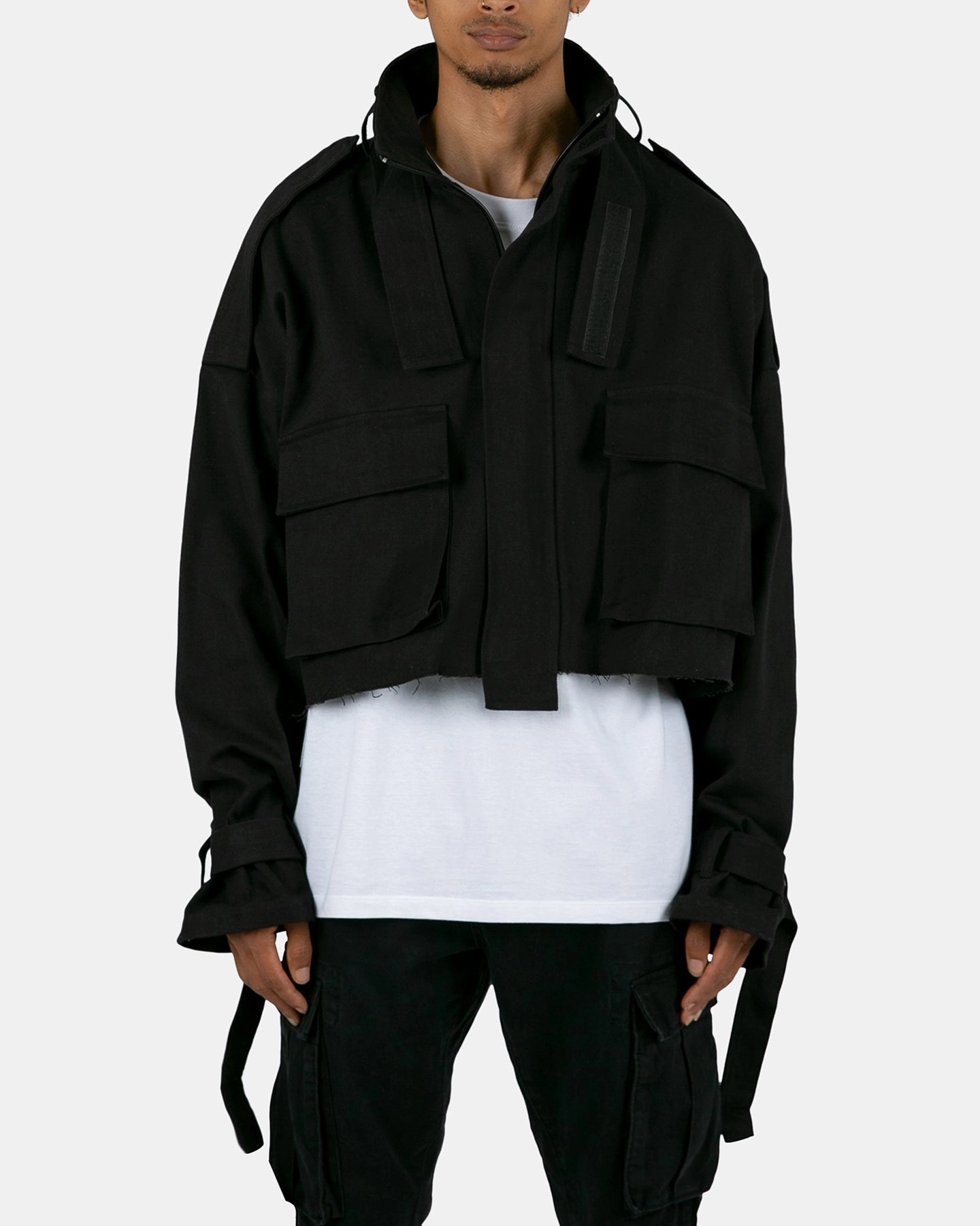 Storm Shield Active Lifestyle Gear MNML Cropped M65 Jacket Black