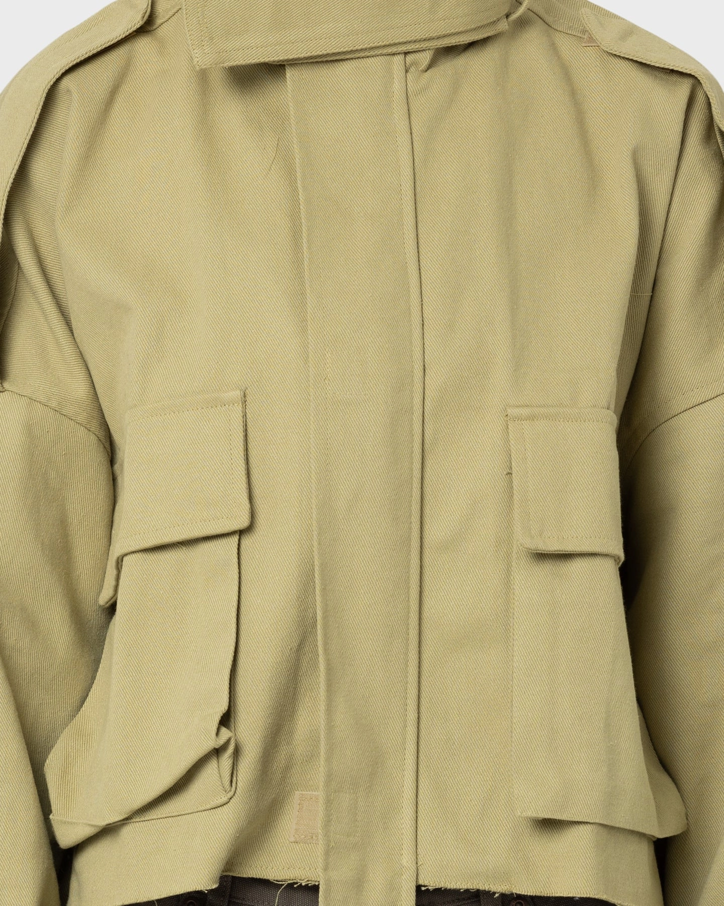 Forgiveness MNML Cropped M65 Jacket Khaki