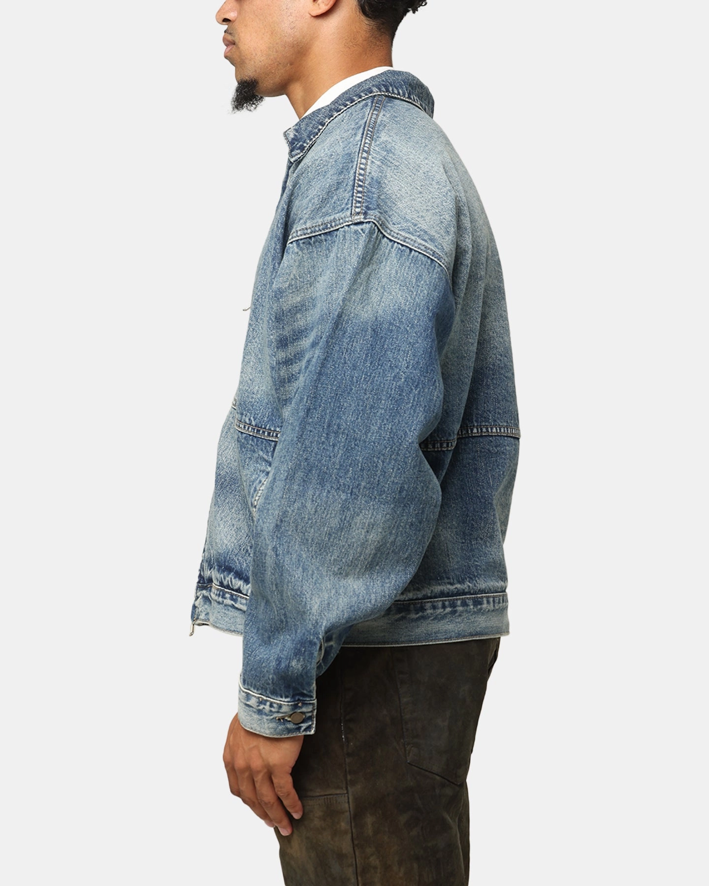 cultural festival MNML Denim Choir Coat Vintage Blue