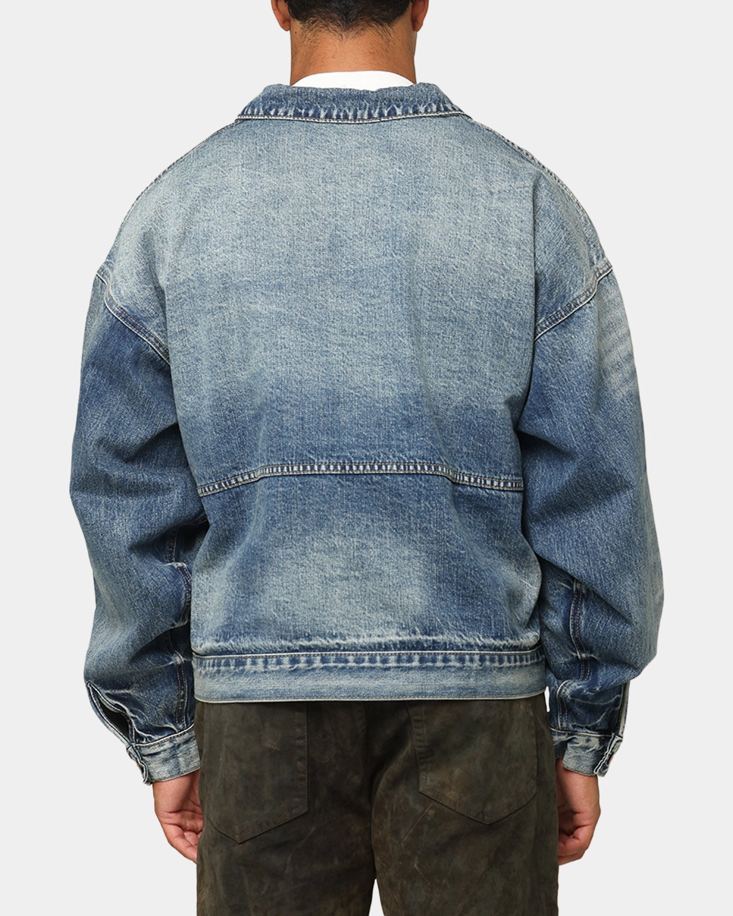 MNML Denim Choir Coat Vintage Blue gym - goers