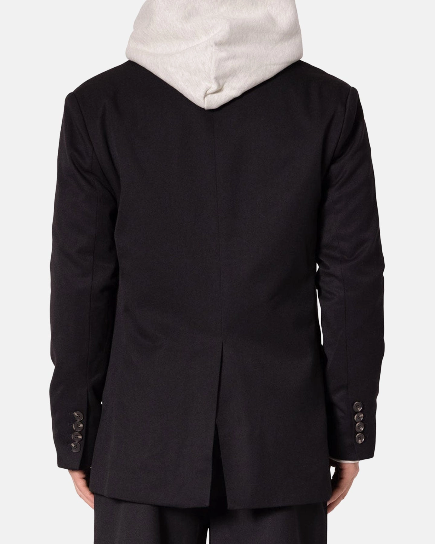 restaurant Rain Friendly MNML Double Breasted Suit Jacket Black