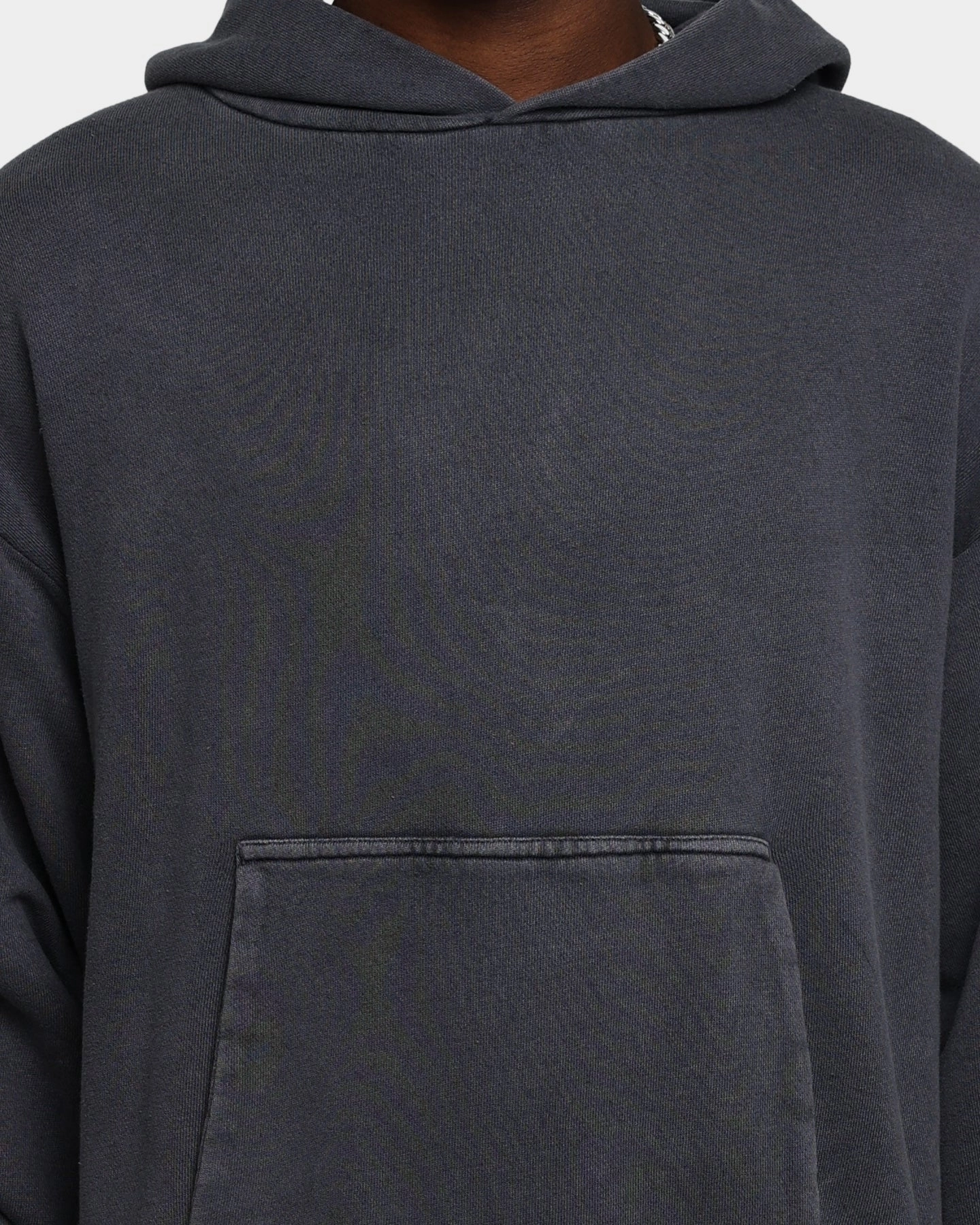 MNML Double Layer Hoodie Vintage Black Custom