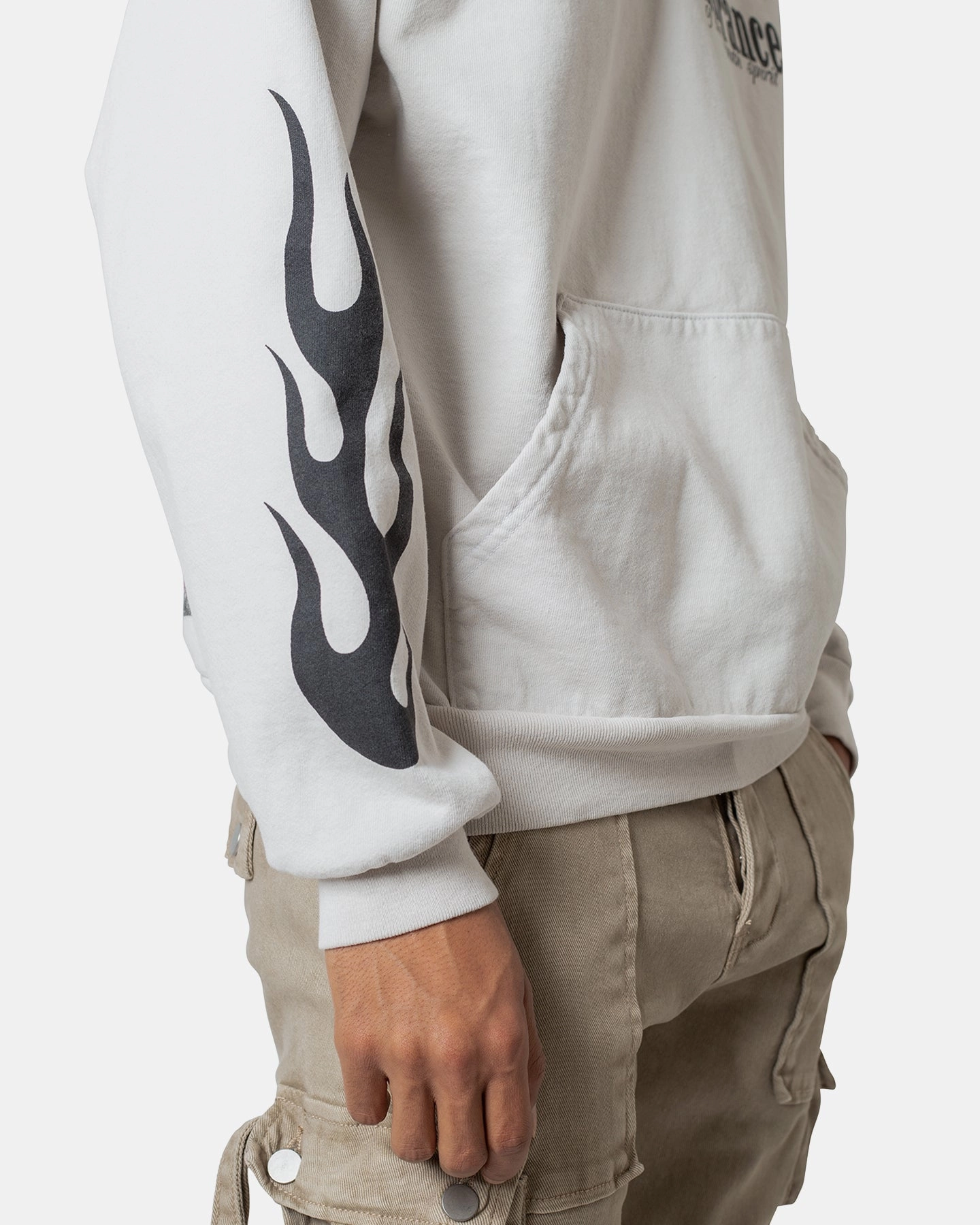 MNML Endurance Hoodie Light Grey Heat Shaving-cream