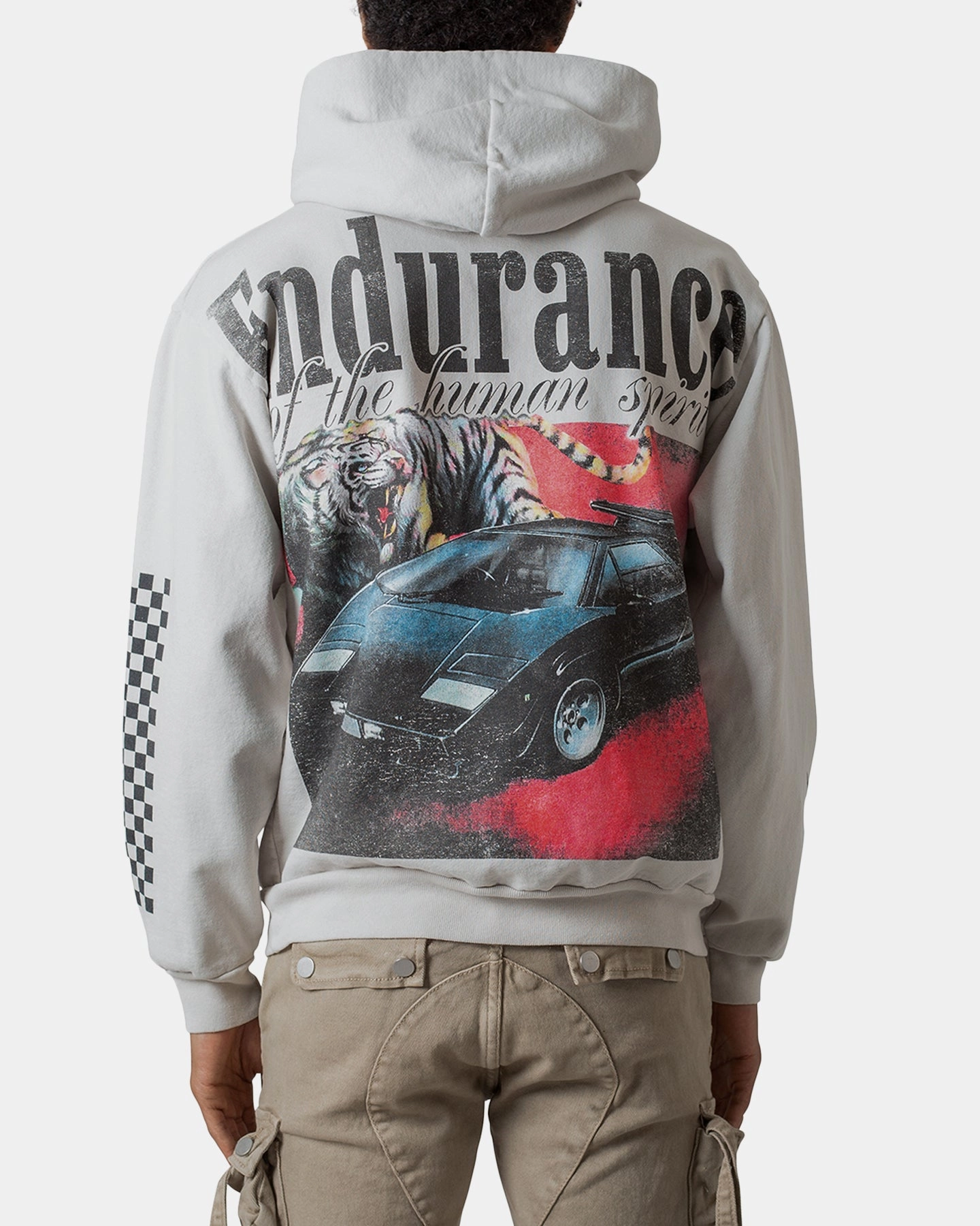 Bow-tie thermal MNML Endurance Hoodie Light Grey Heat
