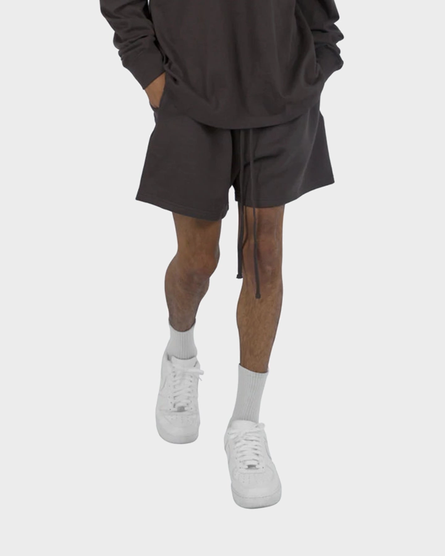 Warm Season MNML Every Day Sweat Shorts Vintage Black