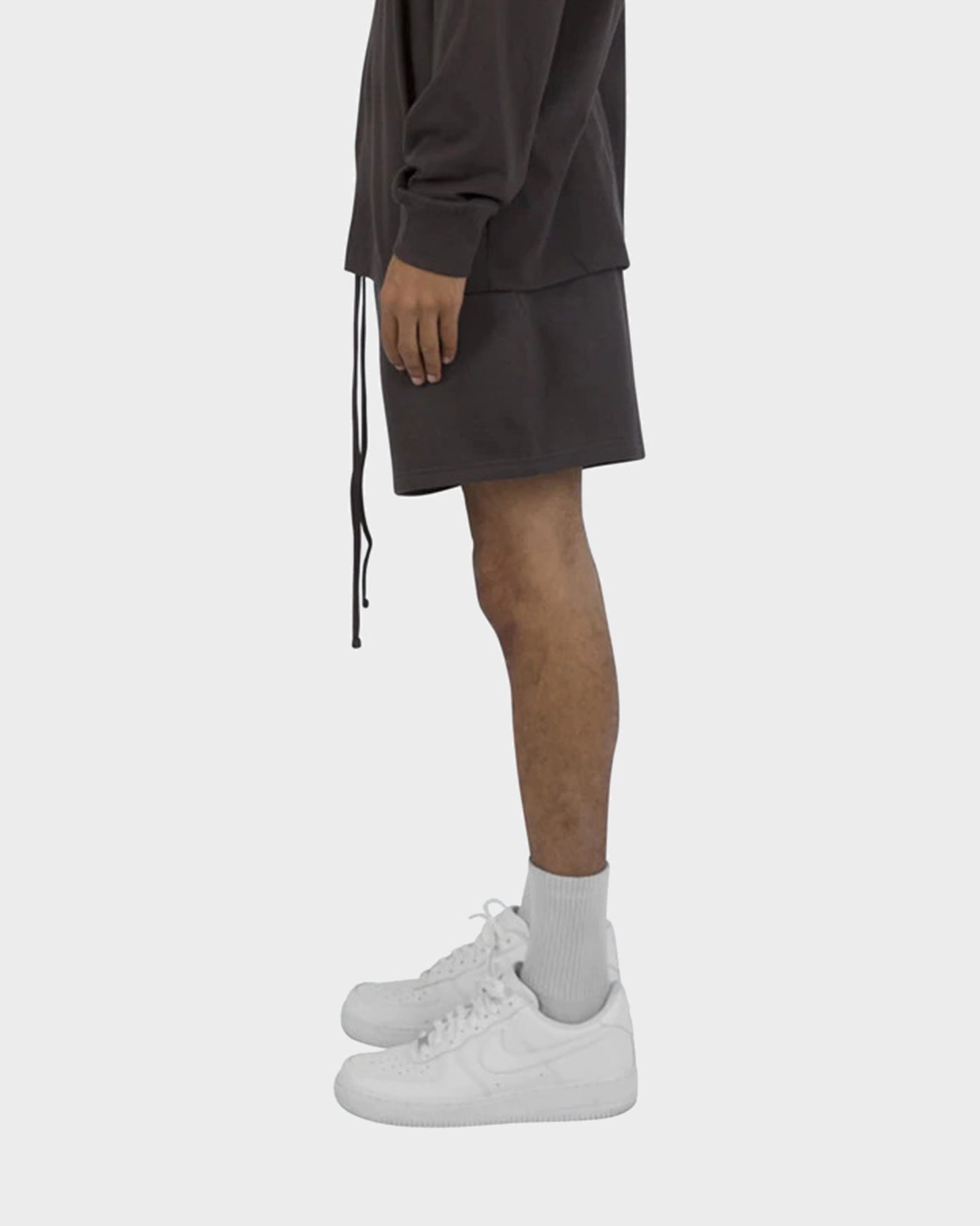 MNML Every Day Sweat Shorts Vintage Black Geometric Pattern adult clothing