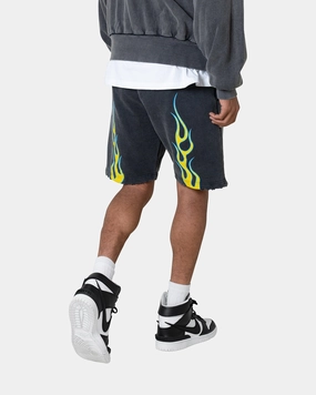 semi-formal look MNML Flame Shorts Black
