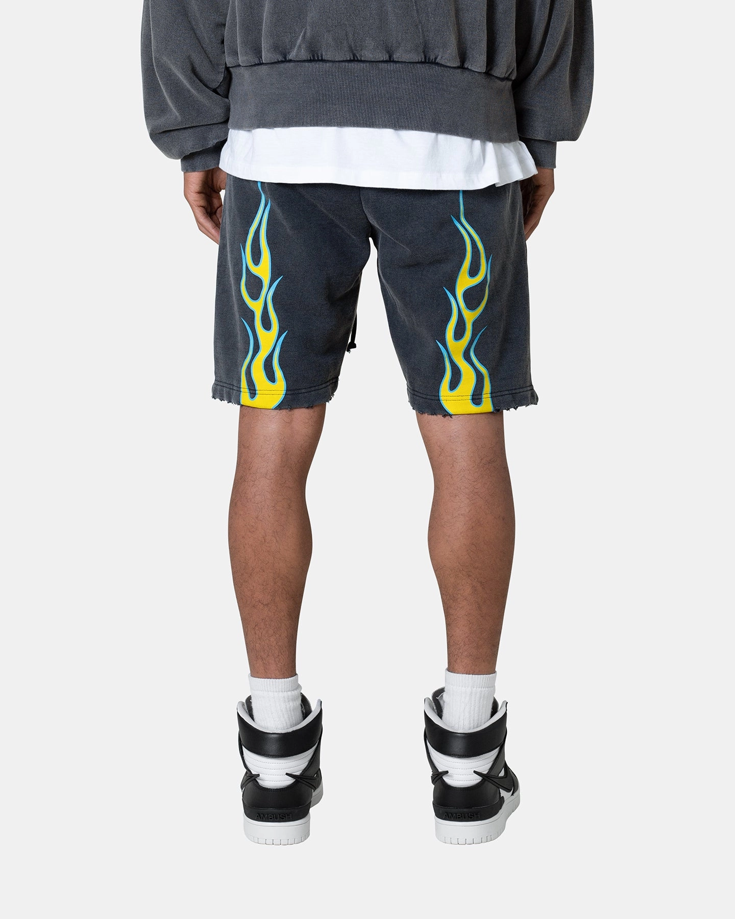 Dynamic Flex Zones MNML Flame Shorts Black
