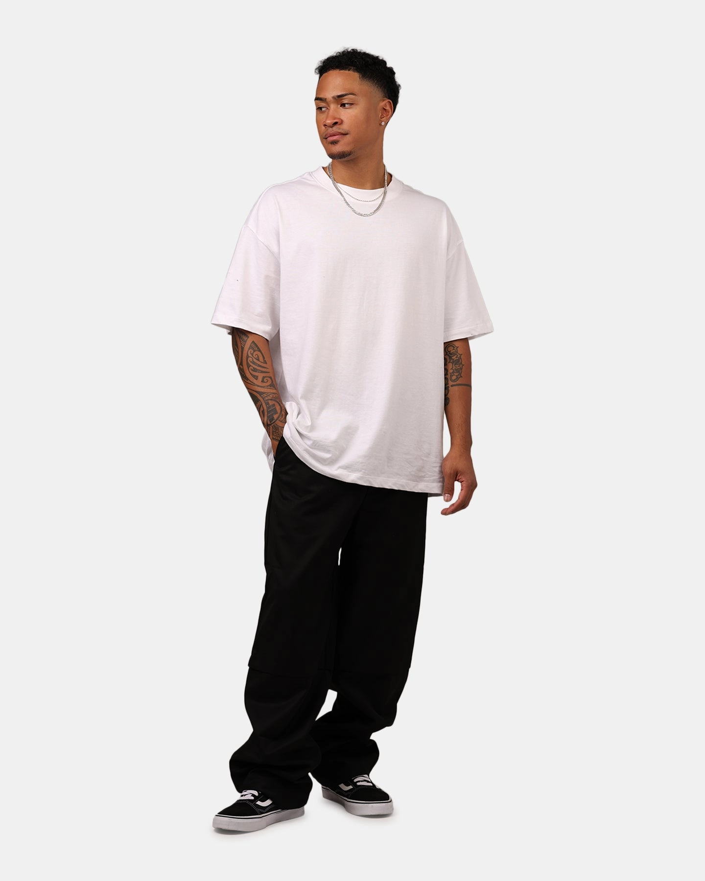 Tear Resistant Fabric MNML Hello Preppy Pants Black