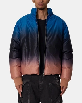 Sports Jacket MNML Jupiter Ombre Puffer Jacket Blue/Pink