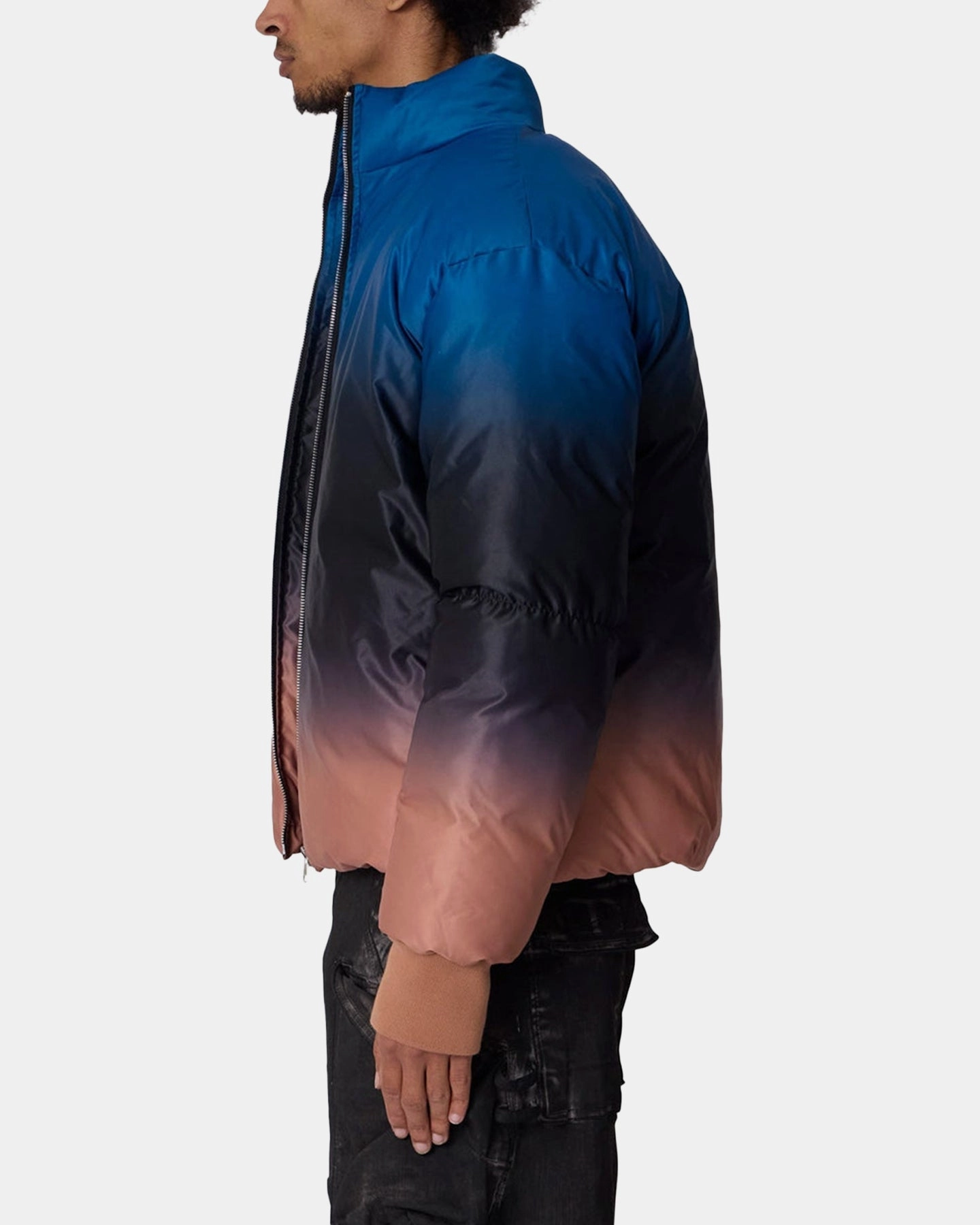 Summer Outdoor Adventure Gear MNML Jupiter Ombre Puffer Jacket Blue/Pink