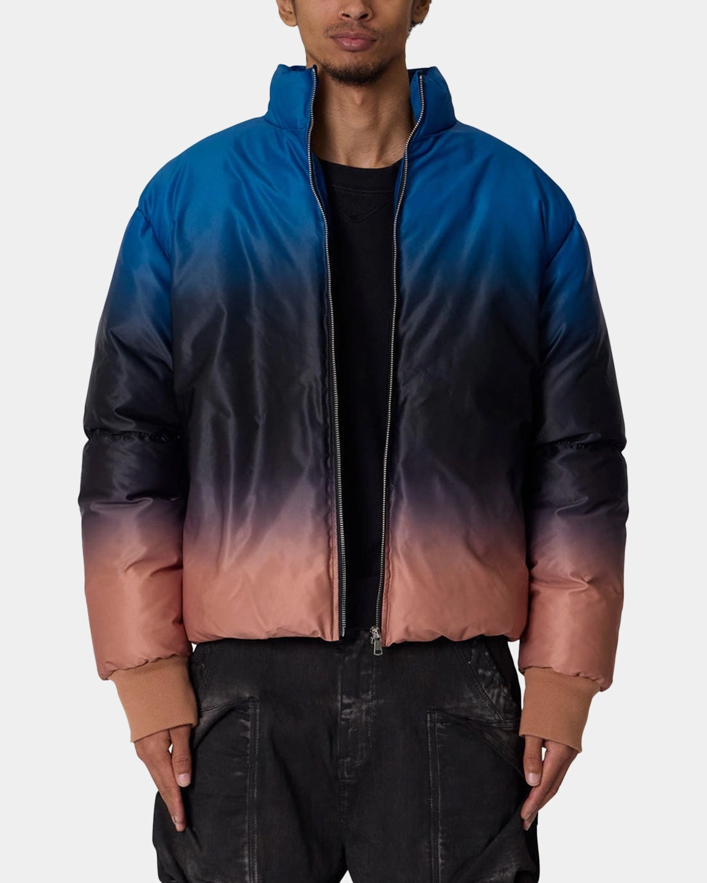 Sports Jacket MNML Jupiter Ombre Puffer Jacket Blue/Pink