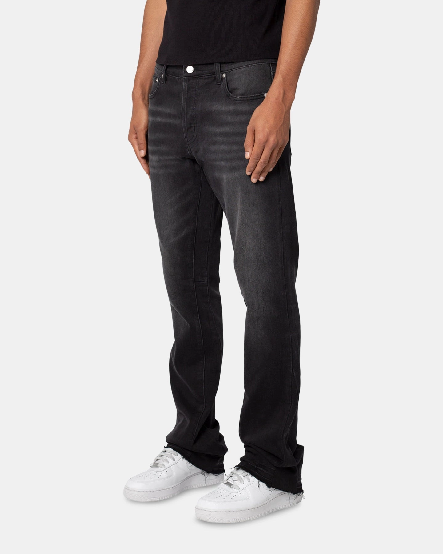 Neutral palette MNML M524 Slim Stacked Denim Jeans Washed Black