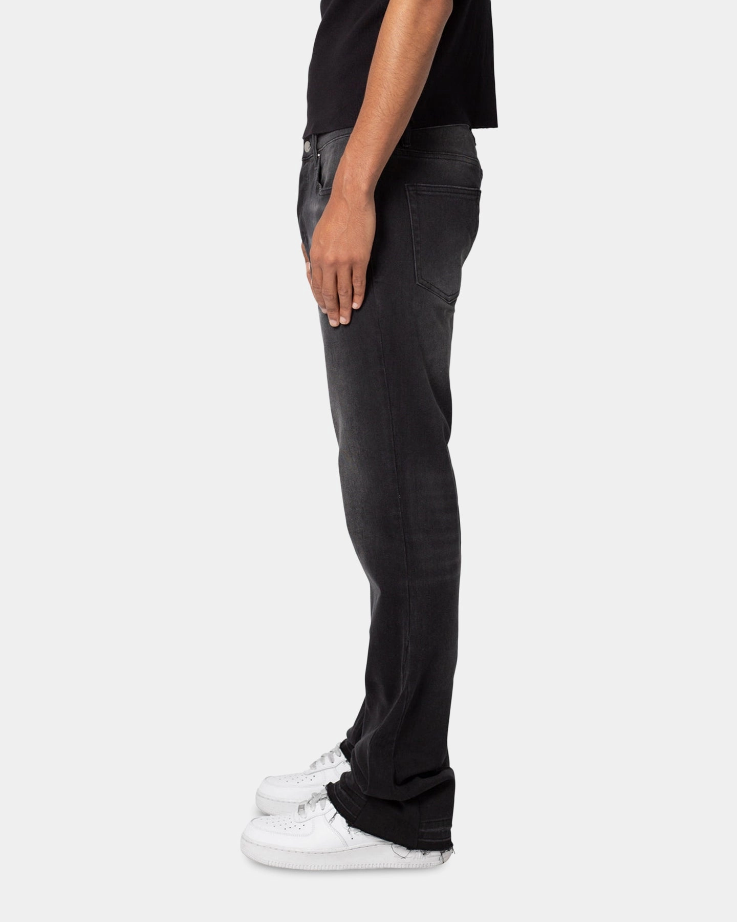 City Walk Weekend Warrior MNML M524 Slim Stacked Denim Jeans Washed Black