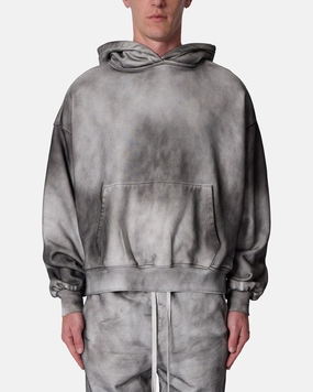 Knee Length MNML Optic Graded Hoodie Black
