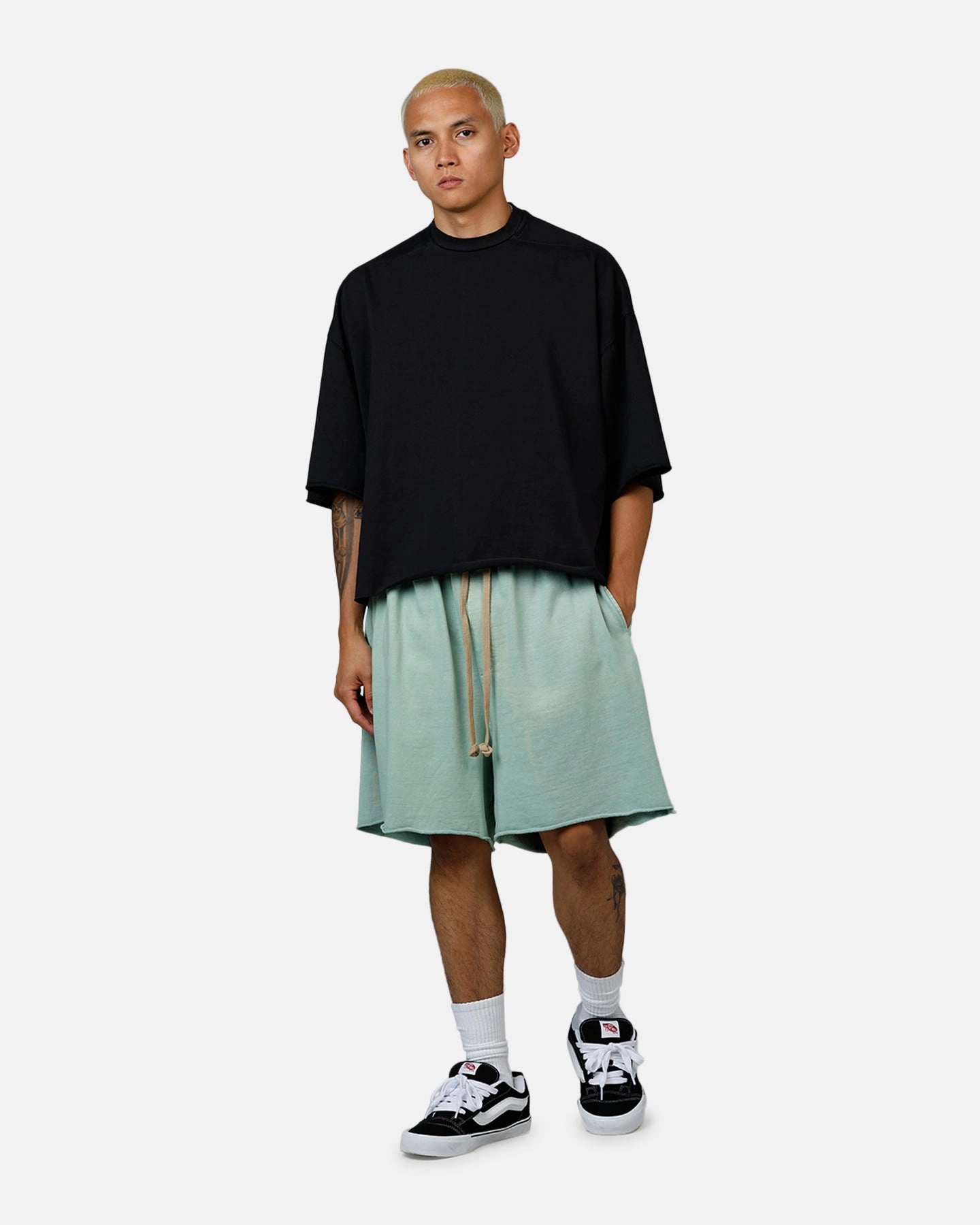 MNML Oversized Cargo Sweat Shorts Seafoam healthcare industry Smart Casual