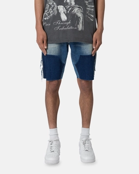 Fastening Closure MNML R118 Denim Shorts Blue
