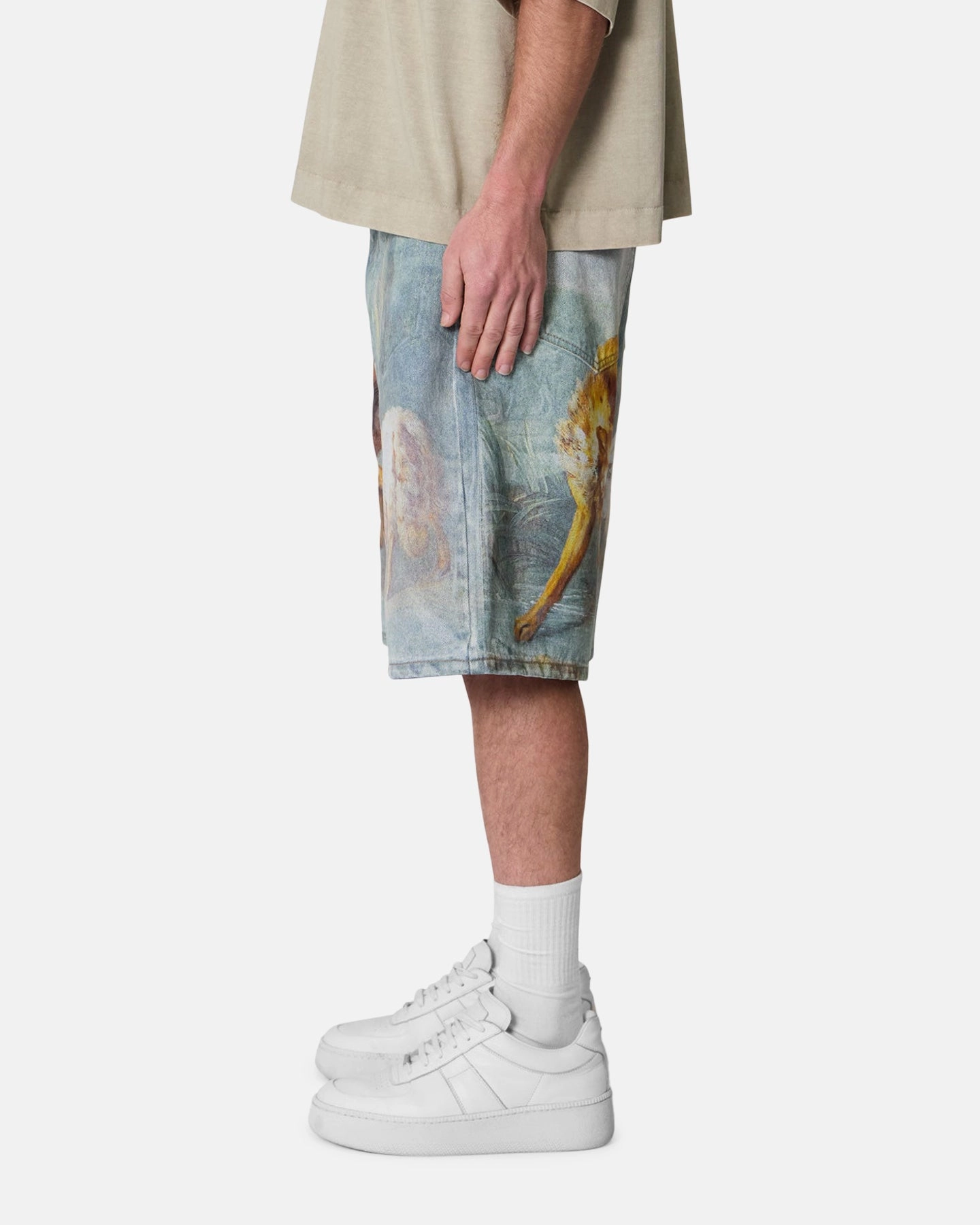MNML Sheep Hounded Denim Shorts Multi Style Choice