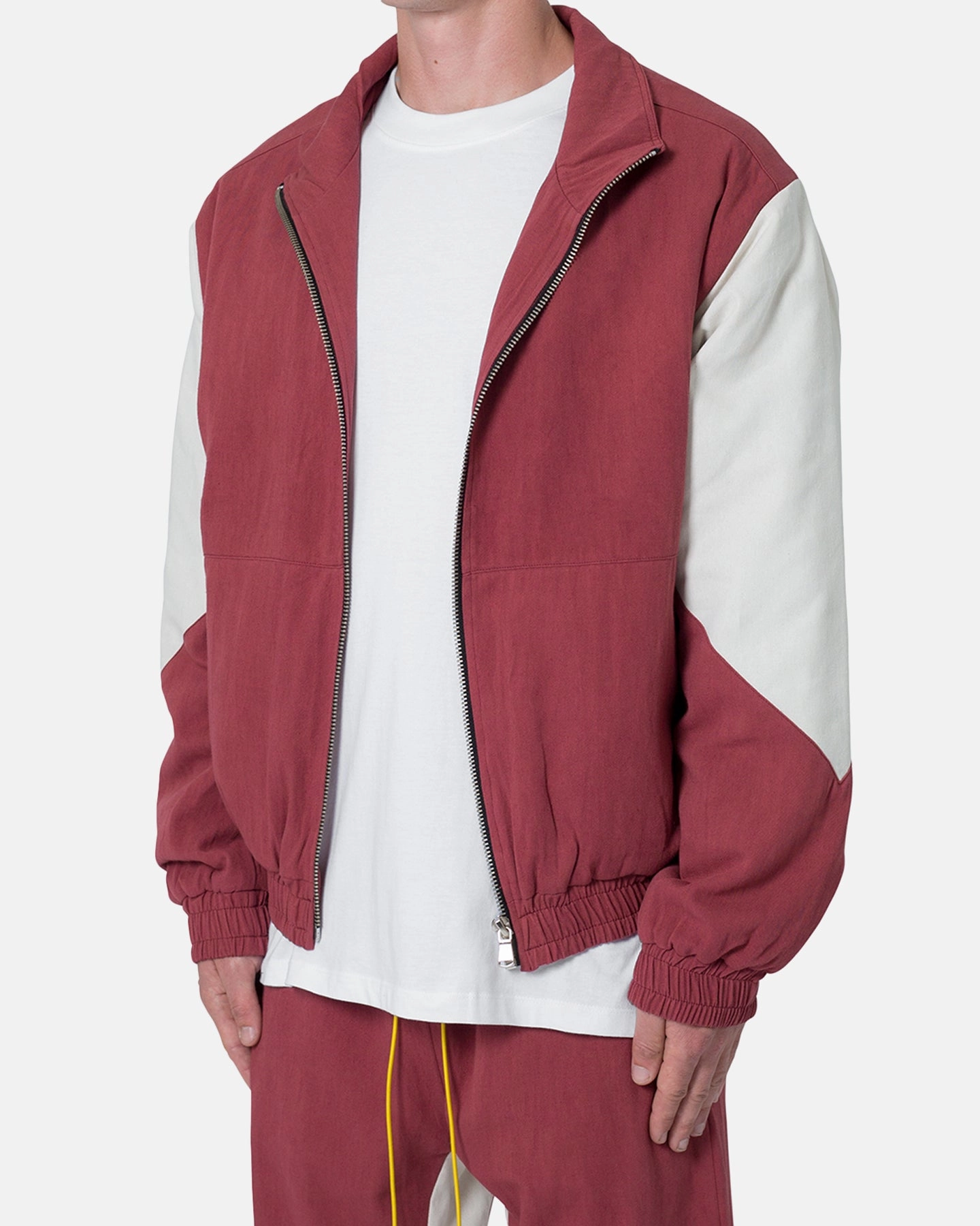 Collaborate MNML Twill Racing Jacket Rust