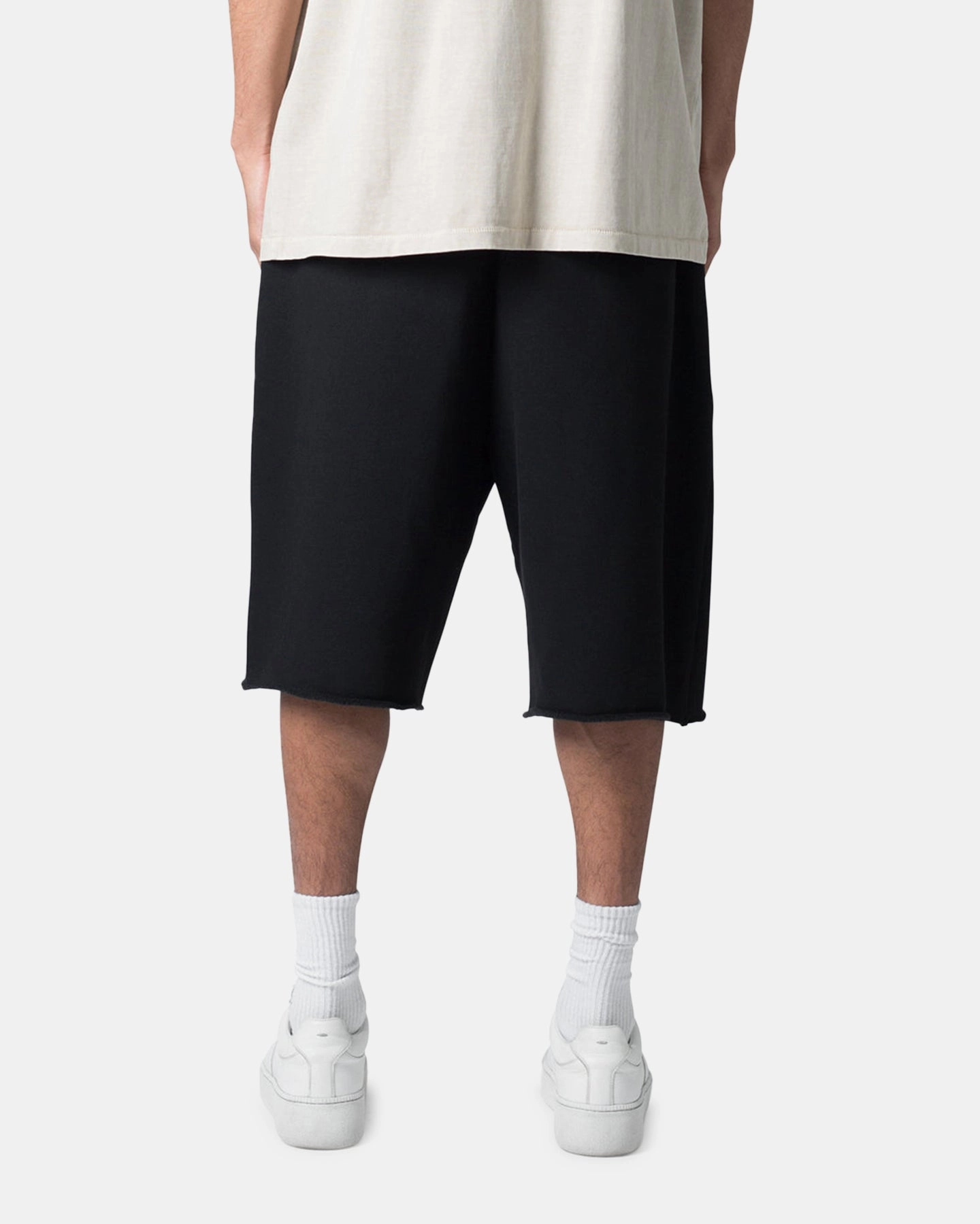 MNML Ultra Baggy Sweat Shorts Black comfortable attire