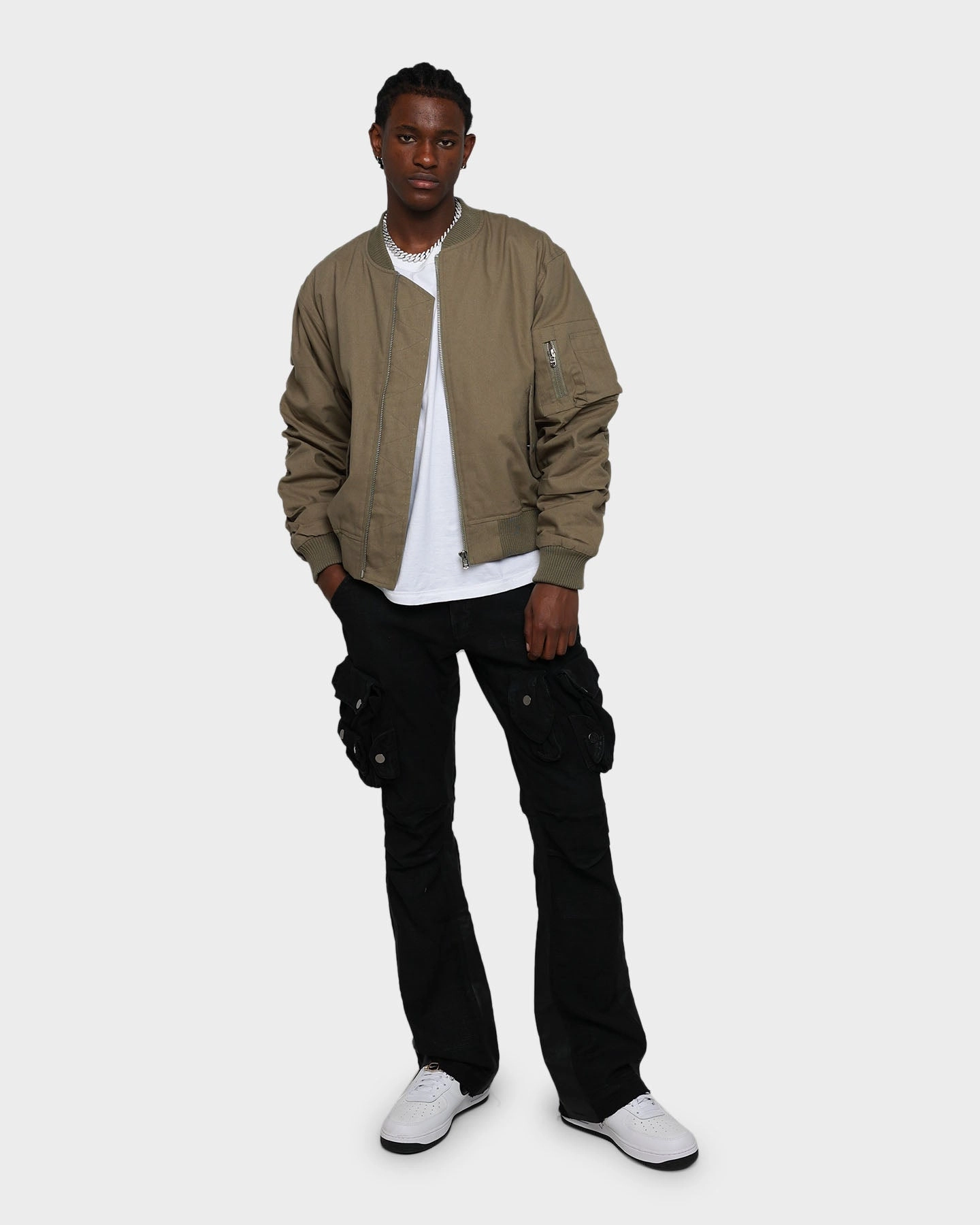 Authorize Purse MNML Upscale Bomber Jacket Olive