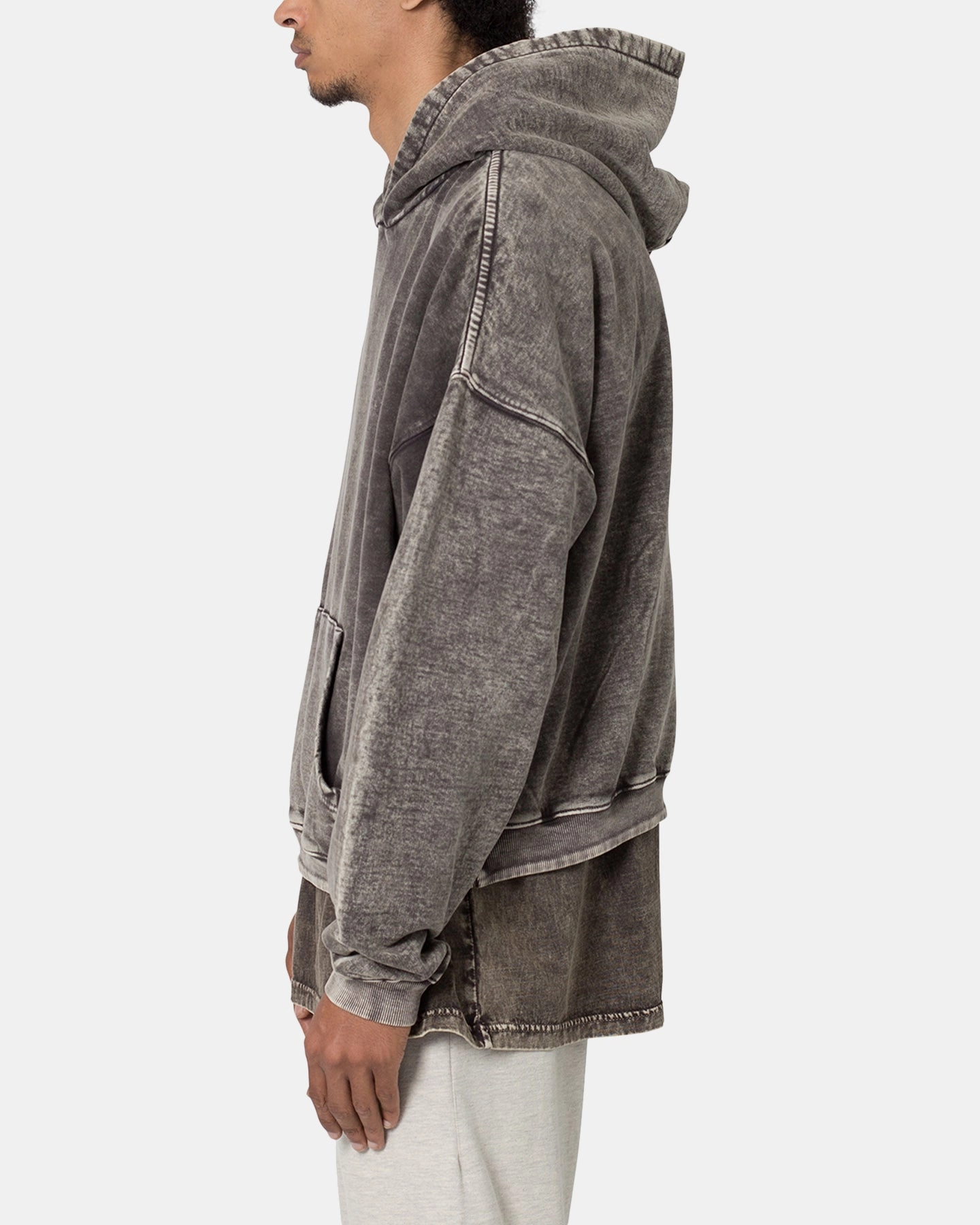 Sport Edge MNML Washed Acid Hoodie Black