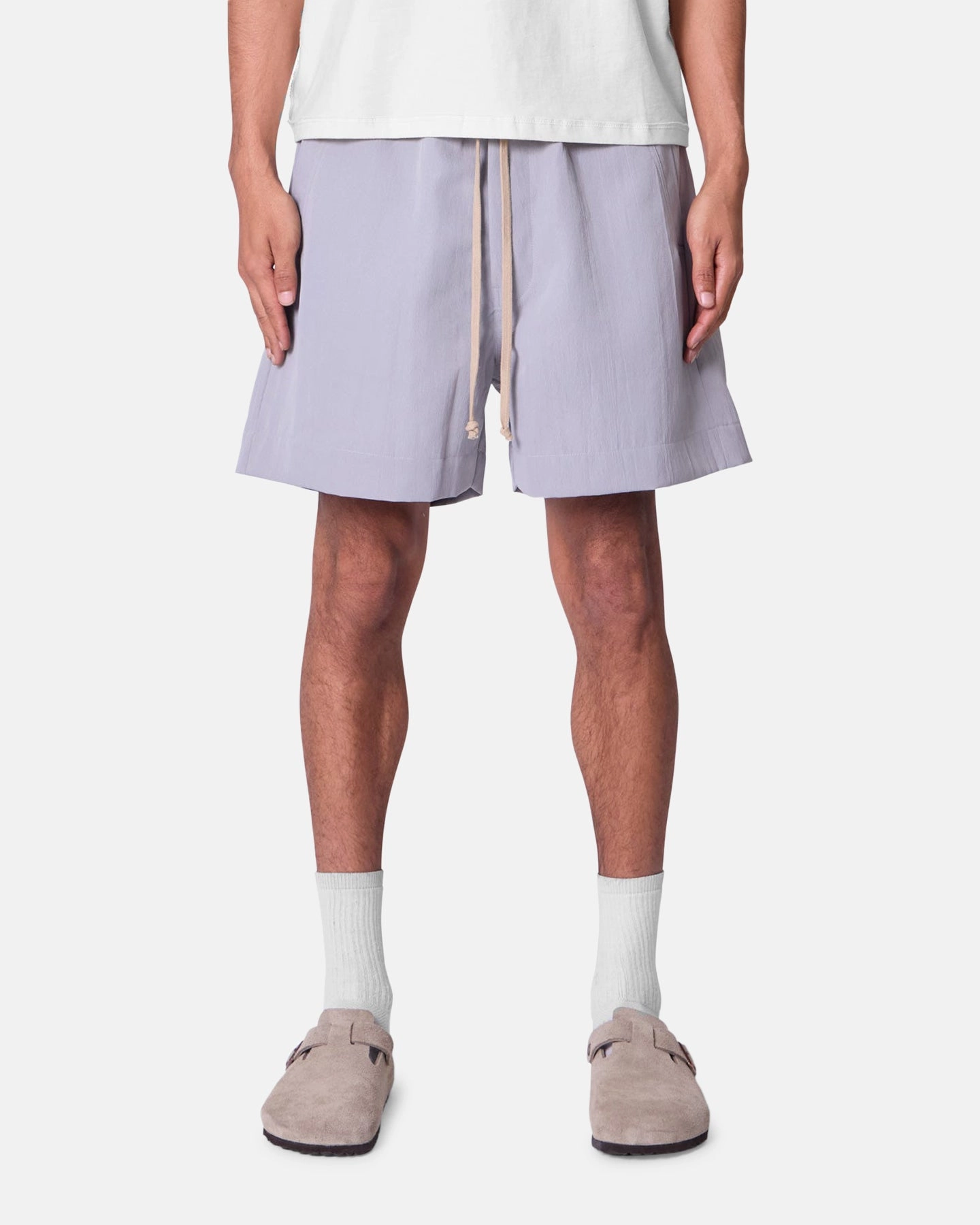 Impact Absorbing Padding Loose Fit MNML Weimar Shorts Grey