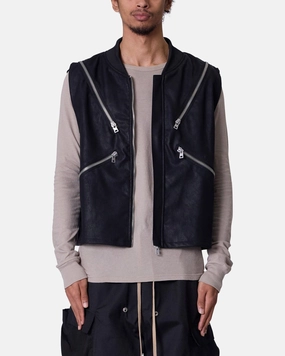 MNML Zip Lock Vest Black Vision