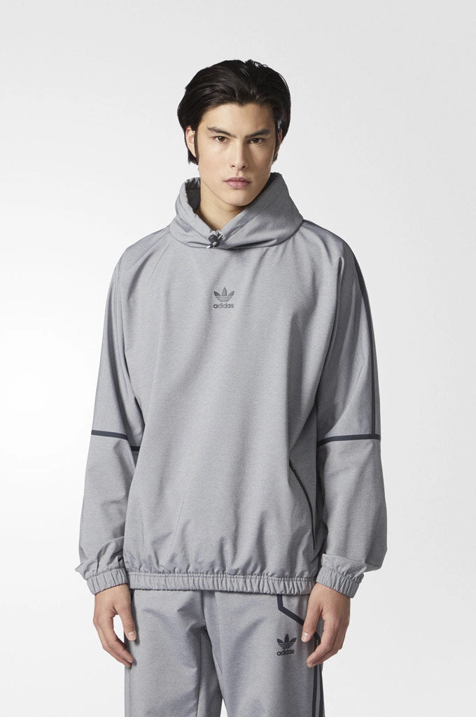 Adidas Taped Mock Neck Pullover Jacket Nail-polish Perspective