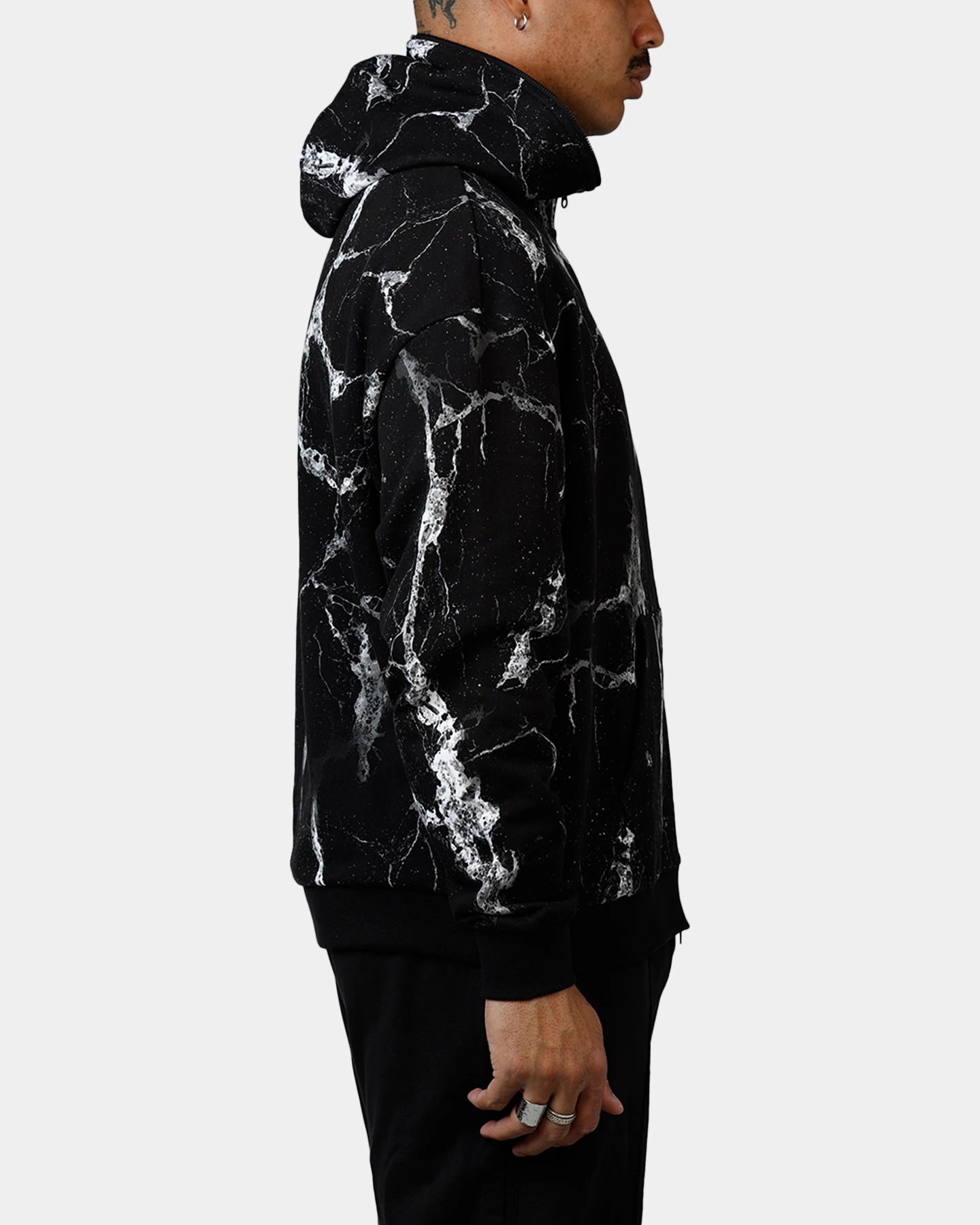 Effort Cozy Design Puma x Lamelo Ball LaFranc?? Written In Chrome Hoodie Black