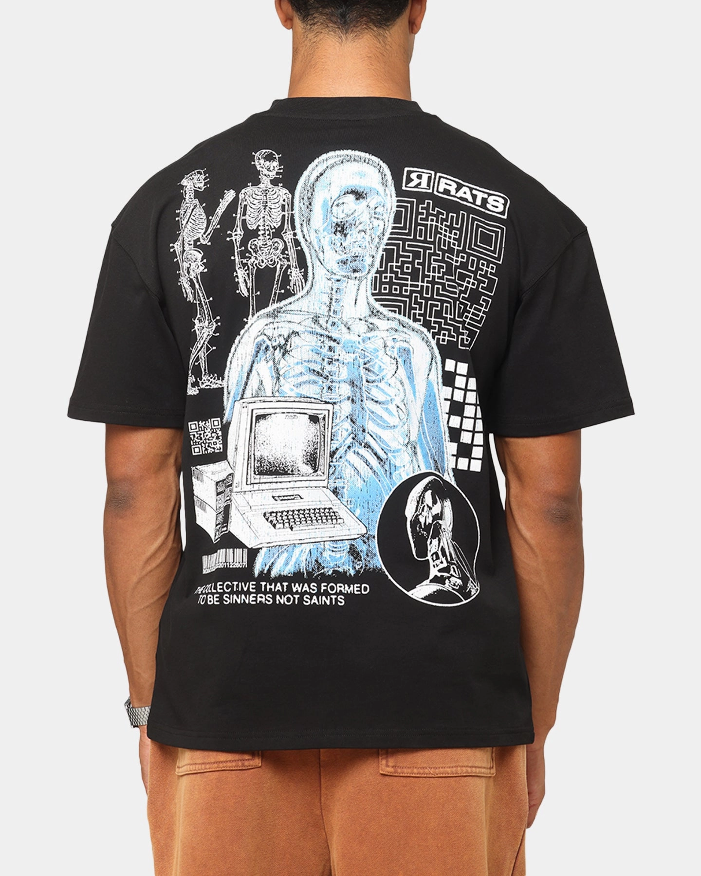 Goat Crew AI T-Shirt Black Trendy Basics Printed design