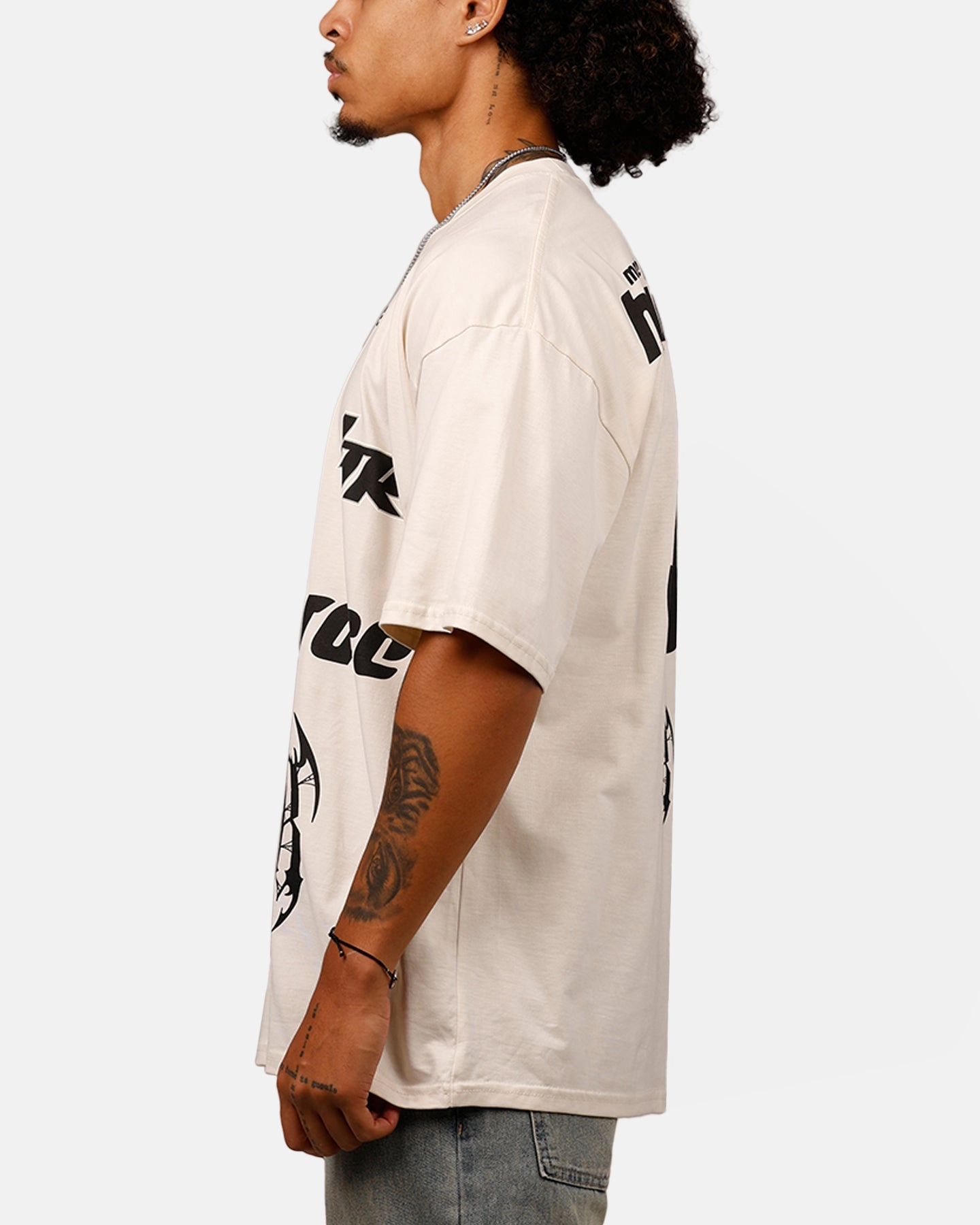 Loiter Racer T-Shirt Off White Essential Layer Perfect Layering