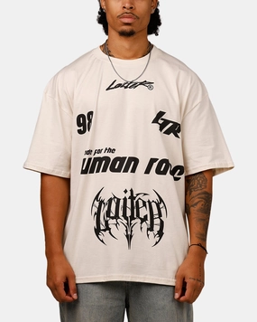 Flexible Weave Loiter Racer T-Shirt Off White